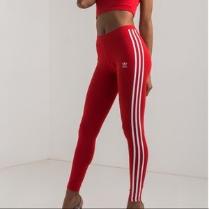Adidas 3 stripe leggings